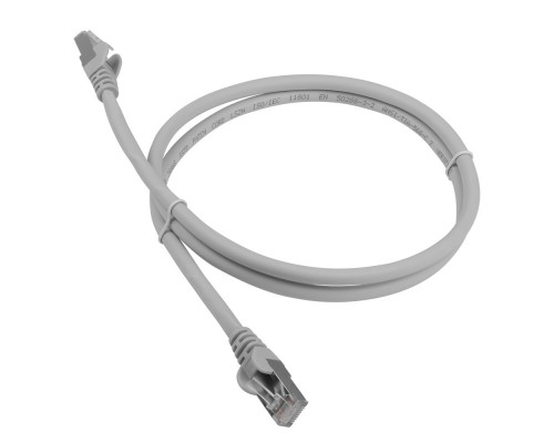 Шнур комм. Lanmaster, кат. 6, экр., FTP, RJ45/RJ45, LSZH, AWG26, 7м, серый