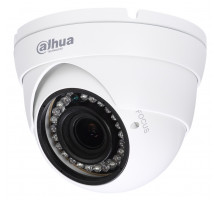 Видеокамера HDCVI Dahua, купольная, помещ./улица, 4 Мп, 1/3’, 2688×1520, 25к/с, ИК-фильтр, цв: 0,03лк, объе-в: 2,7мм, DH-HAC-HDW1400RP-VF