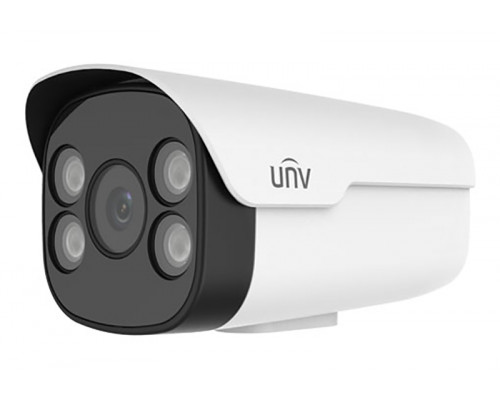 Сетевая IP видеокамера Uniview, bullet-камера, улица, 2Мп, 1/2,7’, 1920х1080, 30к/с, ИК, цв:0,005лк, об-в:4мм, IPC2C22LE-SF40-WL-RU