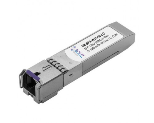 Модуль BOUZ, SFP 1.25G WDM до 10км, Tx 1550нм/Rx 1310нм, LC, DDM