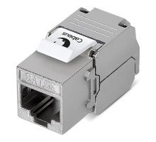 Cabeus KJ-RJ45-Cat.5e-SH-180-Toolless Вставка Keystone Jack RJ-45(8P8C), 180 градусов, категория 5e, экранированная, без инструмента Toolless