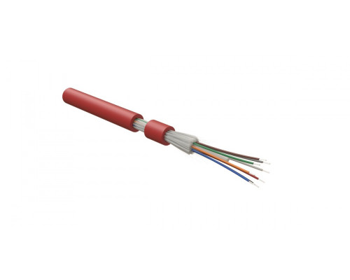 Кабель ВО Hyperline FO-DT-IN Tight Buffer,  2хОВ, OM4 50/125, FRHFLTx, Ø 7,1мм, внутри зданий, небронированный, цвет: маджента