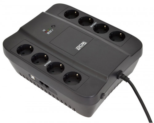ИБП Powercom SPIDER, 1000ВА, линейно-интерактивный, напольный, 285х232х103 (ШхГхВ), 230V,  однофазный, Ethernet, (SPD-1000U)