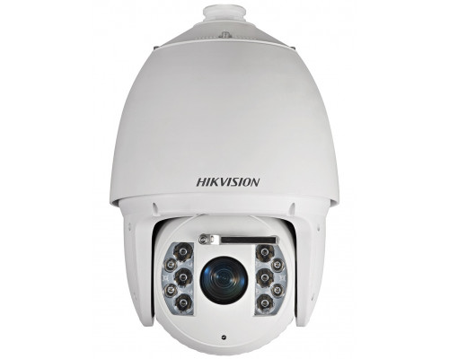 Сетевая IP видеокамера HIKVISION, купольная, улица, х32, 1/2,8’, ИК-фильтр, цв: 0,05лк, фокус объе-ва: 4,5мм, цвет: белый, (DS-2DF7232IX-AELW)