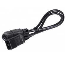 Силовой шнур ITK, IEC 320 C19 , вилка IEC 60320 С20, 2 м, 16А, цвет: чёрный