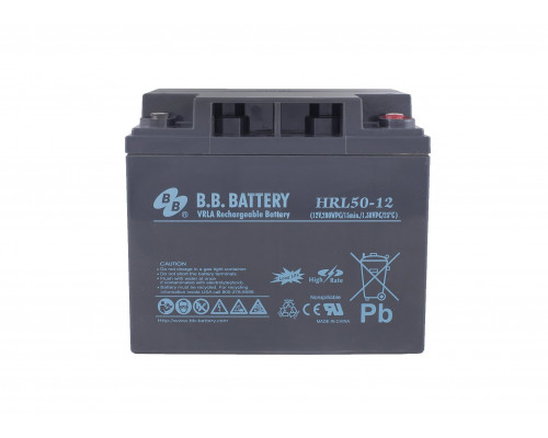 Аккумулятор для ИБП B.B.Battery HRL, 171х165х197 мм (ВхШхГ),  необслуживаемый электролитный,  12V/48 Ач, (BB.HRL 50-12)