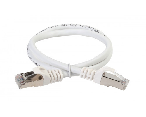 Шнур комм. ITK, кат. 5е, экр., FTP, RJ45/RJ45, PVC, 1.5м, белый
