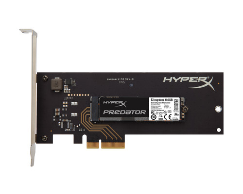 Жесткий диск Kingston 480Gb PCI-E 2.0 x4 SSD, SHPM2280P2H/480G