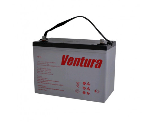Аккумулятор для ИБП Ventura HRL, 240х170х482 мм (ВхШхГ),  необслуживаемый свинцово-кислотный,  12V/170 Ач, цвет: серый, (HRL 12680W)