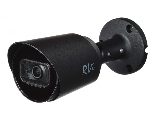 Аналоговая видеокамера RVI, bullet-камера, улица, 2Мп, 1/2,7’, 1920х1080, 25к/с, ИК, AHD; CVBS; CVI; TVI, об-в:2,8мм, белый, RVi-1ACT202 (2.8) black