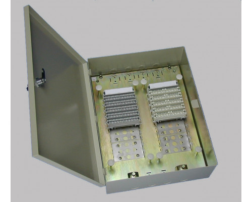 Коробка распределительная Krone, 350х450х130 мм (ВхШхГ), хомуты монтажные - под плинты lsa-plus