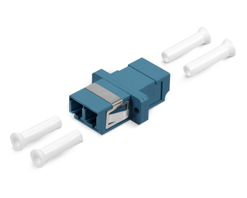 Cabeus DLC-DLC-SM Проходной соединитель LC-LC duplex, SM(для одномодового кабеля), корпус пластмассовый (SC Adapter Simplex dimension)