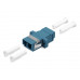 Cabeus DLC-DLC-SM Проходной соединитель LC-LC duplex, SM(для одномодового кабеля), корпус пластмассовый (SC Adapter Simplex dimension)