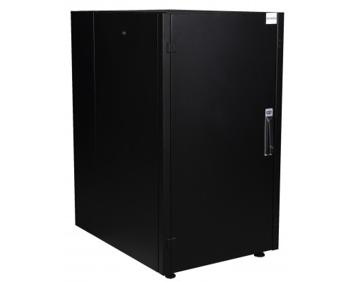 Шкаф телекоммуникационный напольный Datarex, IP20, 22U, 1121х600х800 мм (ВхШхГ), дверь: металл, боковая панель: сплошная съемная, разборный, цвет: чёр