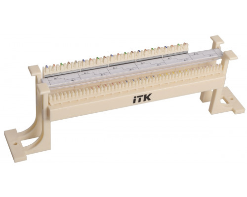 Кросс-панель ITK, настенная, 50x110, цвет: слоновая кость, (CP50-110-1), с модулями