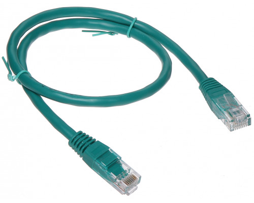 Шнур комм. Datarex, кат. 5е, неэкр., U/UTP, RJ45/RJ45, LSZH (нг(A)-HF), 1.5м, бирюзовый