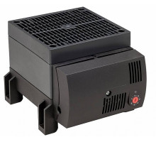 Нагреватель STEGO CS 030, 120х145х168 мм (ВхШхГ), 1 200Вт, к полу, для шкафов, 230V, чёрный, с осевым вентилятором 160 м³/ч и термостатом