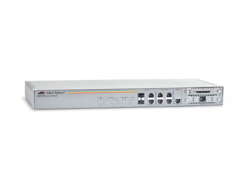 (Архив)Маршрутизатор Allied Telesis, AR700 Series, портов: 7, LAN: 4, WAN: 2, USB: Нет, 44х440х239 мм (ВхШхГ), цвет: серый, AT-AR770S-61