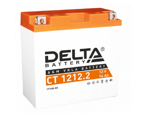 Аккумулятор для ИБП Delta Battery CT, 146х71х151 мм (ВхШхГ),  необслуживаемый свинцово-кислотный,  12V/14 Ач, (CT 1212.2)