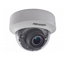 Сетевая IP видеокамера HIKVISION, купольная, улица, 1/3’, ИК-фильтр, цв: 0,005лк, фокус объе-ва: 2,8-12мм, цвет: белый, (DS-2CE56D8T-ITZE (2.8-12 mm))