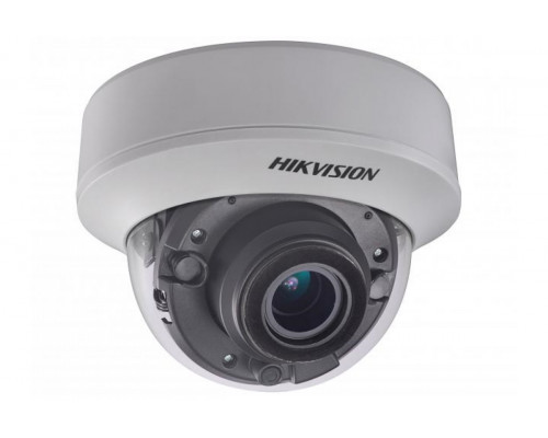 Сетевая IP видеокамера HIKVISION, купольная, улица, 1/3’, ИК-фильтр, цв: 0,005лк, фокус объе-ва: 2,8-12мм, цвет: белый, (DS-2CE56D8T-ITZE (2.8-12 mm))