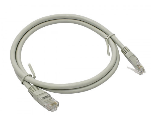 Шнур комм. Datarex, кат. 6, неэкр., U/UTP, RJ45/RJ45, LSZH (нг(A)-HF), 0.5м, серый