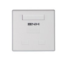 Розетка компьютерная BNH, 2x RJ45, кат. 6, экр., внешняя, цвет: белый, (B402.2-6-OB)