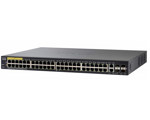 Коммутатор Cisco, SF350-48P-K9-AU