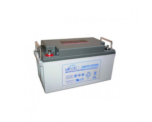 Аккумулятор для ИБП Leoch DJM, 178х167х348 мм (ВхШхГ),  необслуживаемый свинцово-кислотный,  12V/75 Ач, (DJM 12-75)