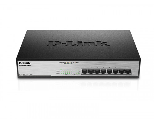 Коммутатор D-Link, DGS-1008MP/A2A