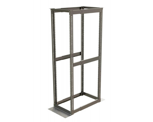 Стойка открытая 19" Hyperline ORK2A, серверная, 47U, 2426х550х1250 мм (ВхШхГ), глубина 800 мм, двухрамная, цвет: серый