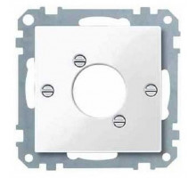 Лиц. панель розеточная Merten System M, 1х XLR, плоская, внутренняя, цвет: активный белый (MTN468025)