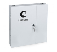 Cabeus FO-WL-16SC-K Бокс оптический настенный на 16 SC (LC duplex) со сплайс-кассетой (без пигтейлов и проходных адаптеров)