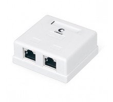 Компьютерная розетка RJ-45 Cabeus WS-8P8C-Cat.6-SH-2