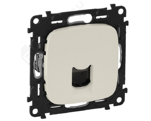 Розетка информационная Legrand Valena Allure, 1x RJ45, кат. 5е, неэкр., внешняя, 51х58 мм (ВхШ), цвет: слоновая кость, (LEG.753840)