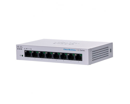 Коммутатор Cisco Business 110 CBS110-8T-D