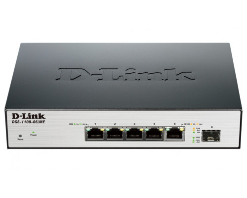 Коммутатор D-Link, DGS-1100-06/ME/A1B