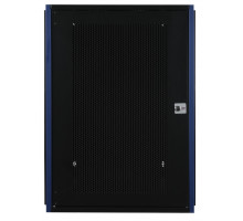 Шкаф телекоммуникационный настенный Datarex, 19&quot;, 18U, 757х600х450 мм (ВхШхГ), дверь: перфорация, разборный, цвет: чёрный