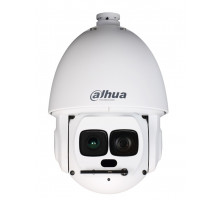 Сетевая IP видеокамера Dahua, купольная, помещ./улица, 2 Мп, 1/1,9’, 1920х1080, 50к/с, ИК-фильтр, цв: 0,002лк, объе-в: 6мм, DH-SD6AL230F-HNI-IR