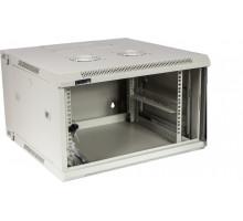 Шкаф телекоммуникационный настенный TWT PRO, 19&quot;, 12U, 635х600х600 мм (ВхШхГ), дверь: металл, откидной, цвет: серый