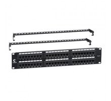 Патч-панель Cabeus 19" PL-48-Cat.6-Dual 2U 48 портов