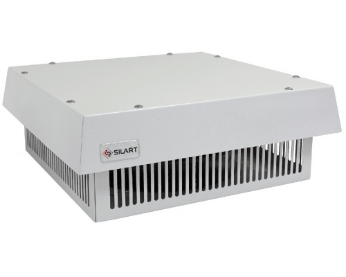 Вентилятор SILART GRM, в крышу, 230V, 180х440х440 мм (ВхШхГ), вентиляторов: 1, 72 дБ, IP22, поток: 850 м3/ч, для шкафов, цвет: серый