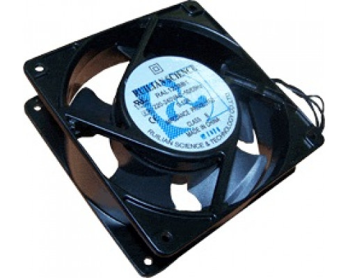 Вентилятор TWT, потолочный, 220-250V, 1U, 38х120х120 мм (ВхШхГ), вентиляторов: 1, 39 дБ, поток: 143 м3/ч, для настенных шкафов, цвет: чёрный