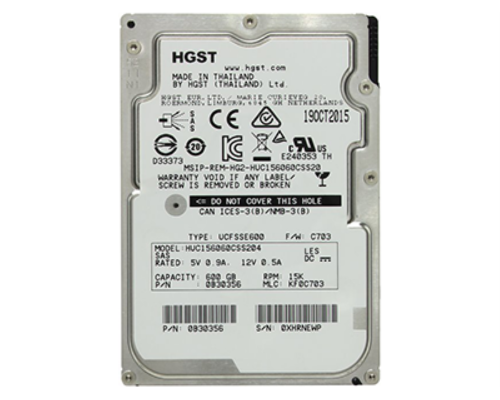 Жёсткий диск HGST Enterprise HDD 2.5" SAS 600Gb, 15000rpm, 128MB buffer HUC156060CSS204