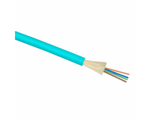 Оптоволоконный кабель 50/125 OM3 многомодовый Cabeus TB-A-4-04T-E-K-LSZH-IN-25