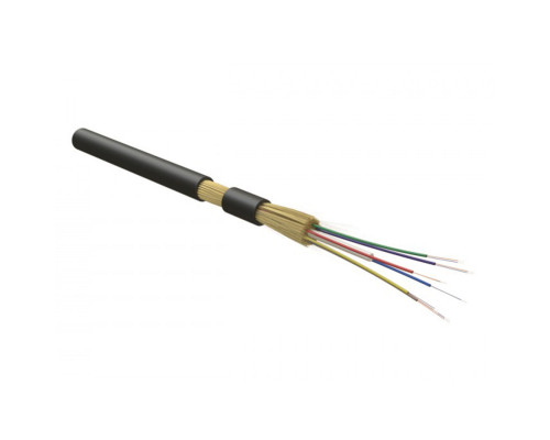 Кабель ВО Hyperline FO-MB-IN/OUT Micro-Bundle,  24хОВ, OM1 62,5/125, LSZH, Ø 5,5мм, универсальный, небронированный, цвет: чёрный