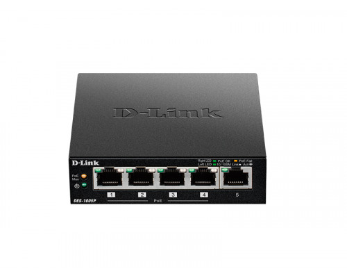 Коммутатор D-Link, DES-1005P/B1A