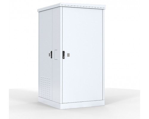 Шкаф уличный всепогодный напольный Pfannenberg ШТВ-2, IP65, 30U, 1575х1000х600 мм (ВхШхГ), дверь: металл, цвет: серый, (ШТВ-2-30.10.6-П3А3)