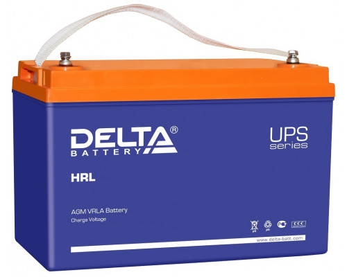 Аккумулятор для ИБП Delta Battery HRL-X, 220х171х330 мм (ВхШхГ),  необслуживаемый свинцово-кислотный,  12V/120 Ач, цвет: синий, (HRL 12-120 X)