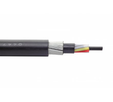 Кабель ВО Eurolan L04-FG Loose tube,  128хОВ, OM2 50/125, LSZH (нг(A)-HF), Ø 17,6мм, универсальный, бронированный, цвет: чёрный